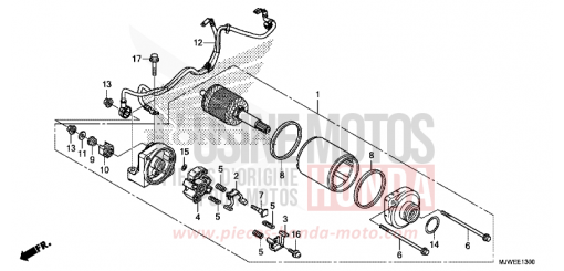 STARTER MOTOR CBR500RAJ de 2018
